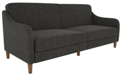 Atwater Living Jodi Coil Futon, Gray, large