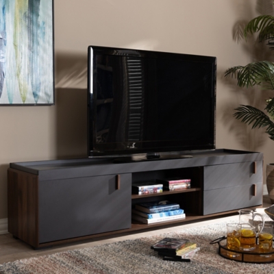 【THEAIRTOWN】dark sibobooknit two set★ Baxton Studio Rikke 70'' TV Stand | Ashley