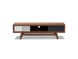 Baxton Studio 3-Drawer 63'' TV Stand