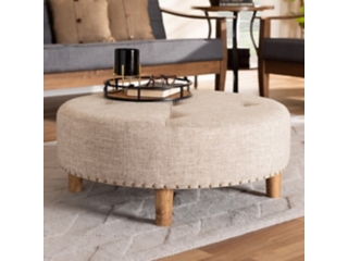 Baxton Studio Cocktail Ottoman
