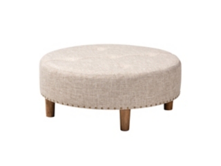 Baxton Studio Cocktail Ottoman
