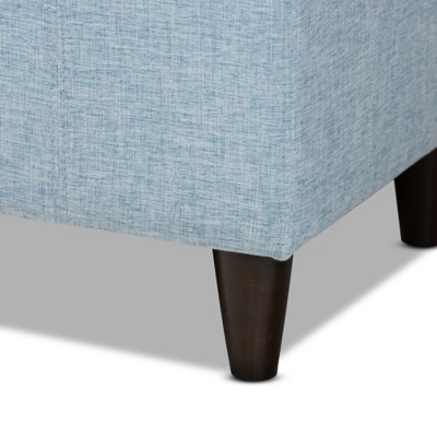 Baxton Studio Mid Century Modern Upholstered Storage Bench Ottoman Ashley Furniture Homestore