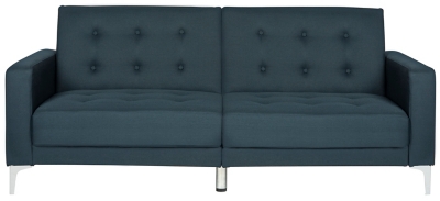 Safavieh Soho Tufted Foldable Sofa Bed, Blue, large