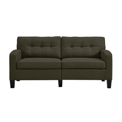 Atwater Living Atwater Living Sherri Modern Gray Linen Sofa Couch, Gray, large