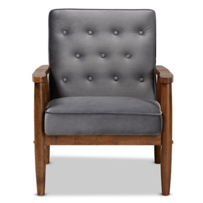 Baxton Studio Sorrento Lounge Chair Ashley