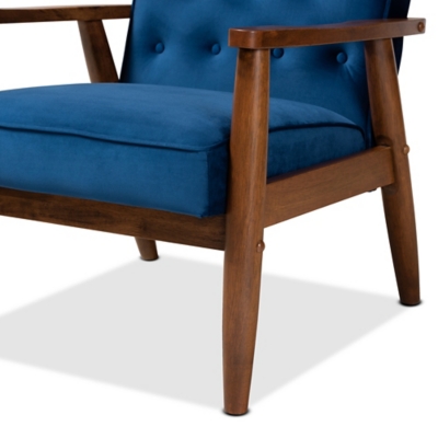 Baxton Studio Sorrento Lounge Chair Ashley