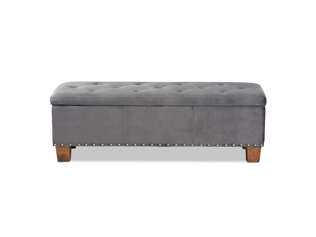Baxton Studio Hannah Storage Ottoman Bench