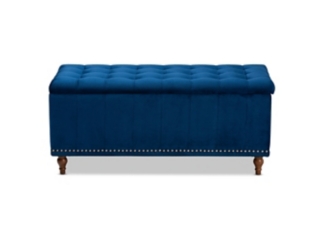 Baxton Studio Kaylee Storage Ottoman Bench