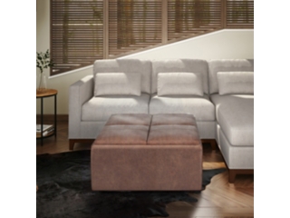Avalon Coffee Table Storage Ottoman