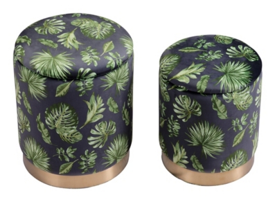 Benson Benson Ottoman Set Green, , large