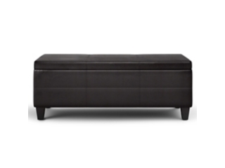 Avalon 44" Wide Lift Top Storage Ottoman