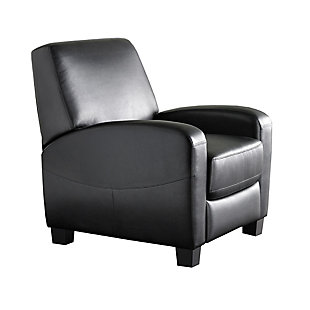 Atwater Living Faux Leather Home Theater Chair Recliner, , large