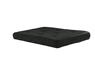 Atwater Living 8"Encased Coil Futon Mattress with CertiPUR-US® Certified Foam, Black, large