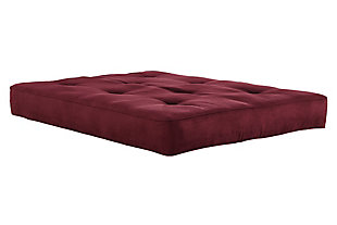 Atwater Living 8" Encased Coil Futon Mattress with CertiPUR-US® Certified Foam, Merlot, large