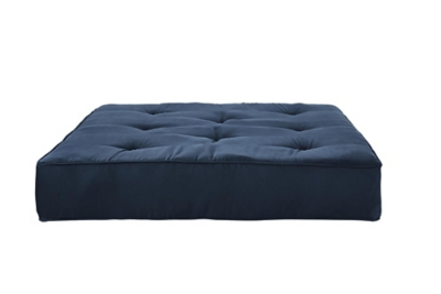 Get your futon frame the mattress it deserves. The Atwater Living Vital 8"Independently Encased Coil Futon Mattress with CertiPUR-US® Certified Foam is made with 522 individually wrapped coils providing you with deluxe support. Plus, the quality foam and polyester layering between cover and coils all guarantee added comfort. The superbly pocketed 15-guage pock coils with a microfiber mattress cover is durable and wipes easily with a damp cloth. The Vital 8” Futon Mattress fits any standard full size futon frame, allowing you to choose from any futon style, suiting you best. Available in multiple colors including: black, grey, brown, blue, merlot and tan. Simply add the mattress to your futon frame and enjoy extra sleeping and seating places! If you recline your futon sofa into a bed, we promise the Vital Encased Coil Futon Mattress will leave you and your guests feeling rejuvenated after a good nights rest.Independently, superbly pocketed 15-gauge pocket coils that help provide equal weight distribution by contouring to the curves of your body and relieving pressure points along your neck, shoulders, back and hips. | Quality foam and polyester layering between cover and coils for optimal comfort. Microfiber mattress cover. | Fits any standard full-size futon frame (sold separately). | Foam in this mattress is made without pbdes, tdcpp or tcep (“tris”) flame retardants, ozone depleters, mercury, lead and heavy metals. Meets federal flammability standard 16 cfr 1633. Foam is low in voc emissions for indoor air quality (less than 0.5 ppm). Made without phthalates regulated by the consumer safety product commission