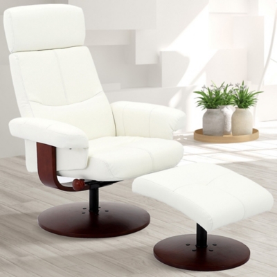 Relax-R Regina Recliner, White, rollover