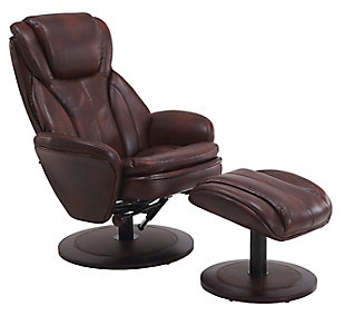 Relax-R Nova Recliner in Air Leather, Brown, large