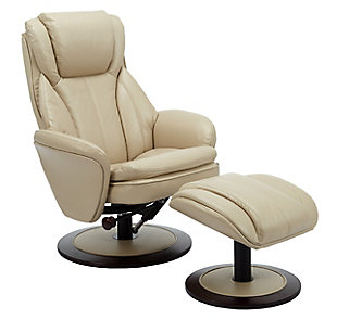 Relax-R Nova Recliner in Air Leather, Cobblestone, large