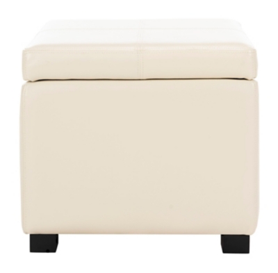 Safavieh Madison Square Ottoman, Cream, large