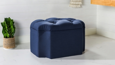 ACG Green Group, Inc. Tufted Ottoman, , rollover