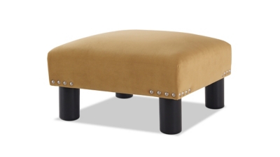 ACG Green Group, Inc. Square Accent Ottoman, Gold, large