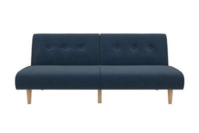 Novogratz Palm Springs Linon Split Futon, Blue, large