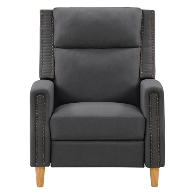 Lynwood Recliner Chair with Nail Head Trim, , large