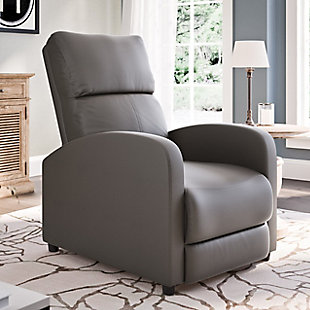 Moor Bonded Leather Recliner, , rollover