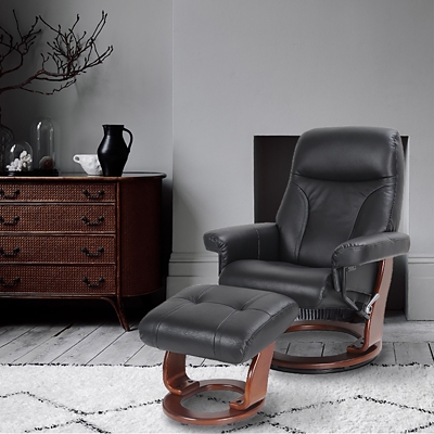 Maplin Plus High-Back Faux Leather Swivel Reclining Office Gaming Chai, Desks & Chairs, Maplin