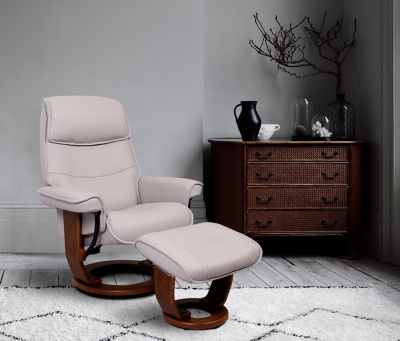 StarLine Katy Manual Recliner and Ottoman Ashley