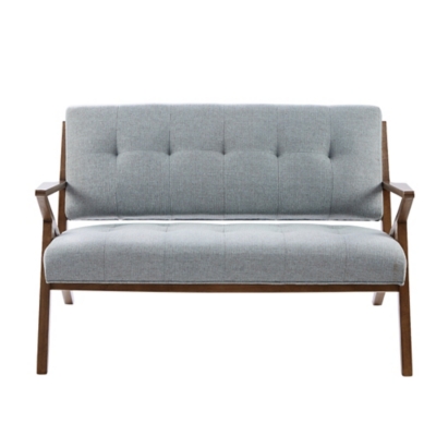 INK+IVY Rocket Loveseat, Seafoam, large