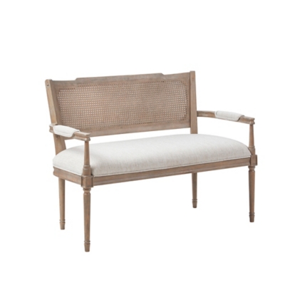 Madison Park Willshire Natural Settee, , large