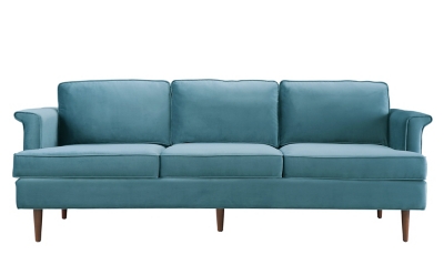 TOV Porter Sea Blue Sofa, Blue, large