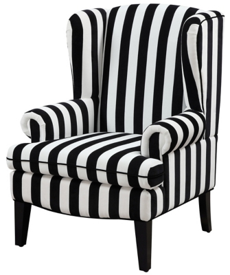 TOV Paris Velvet Wingback Chair, , large