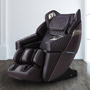 Ador 3D Hamilton LE Adjustable Massage Chair, Black/Brown, rollover