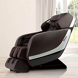Titan Pro Jupiter XL Massage Chair, Brown, rollover