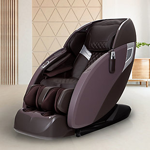 Osaki OS-3D Tecno  Adjustable Massage Chair, Brown, rollover