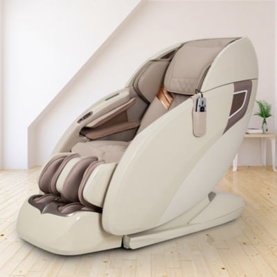 Osaki OS-3D Tecno  Adjustable Massage Chair, Taupe, rollover