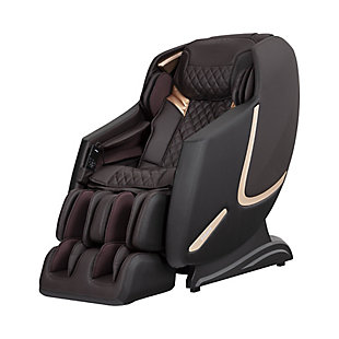 Titan Pro- 3D Prestige Adjustable Massage Chair, Brown, large
