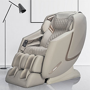 Titan Pro- 3D Prestige Adjustable Massage Chair, Taupe, rollover