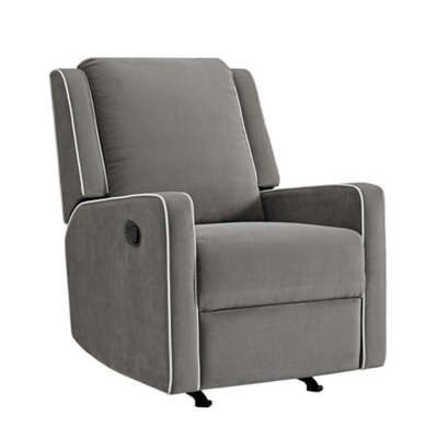 Atwater Living Billie Rocker Recliner, Graphite Gray, large