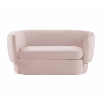 TOV Furniture Isabella Loveseat, Blush, large