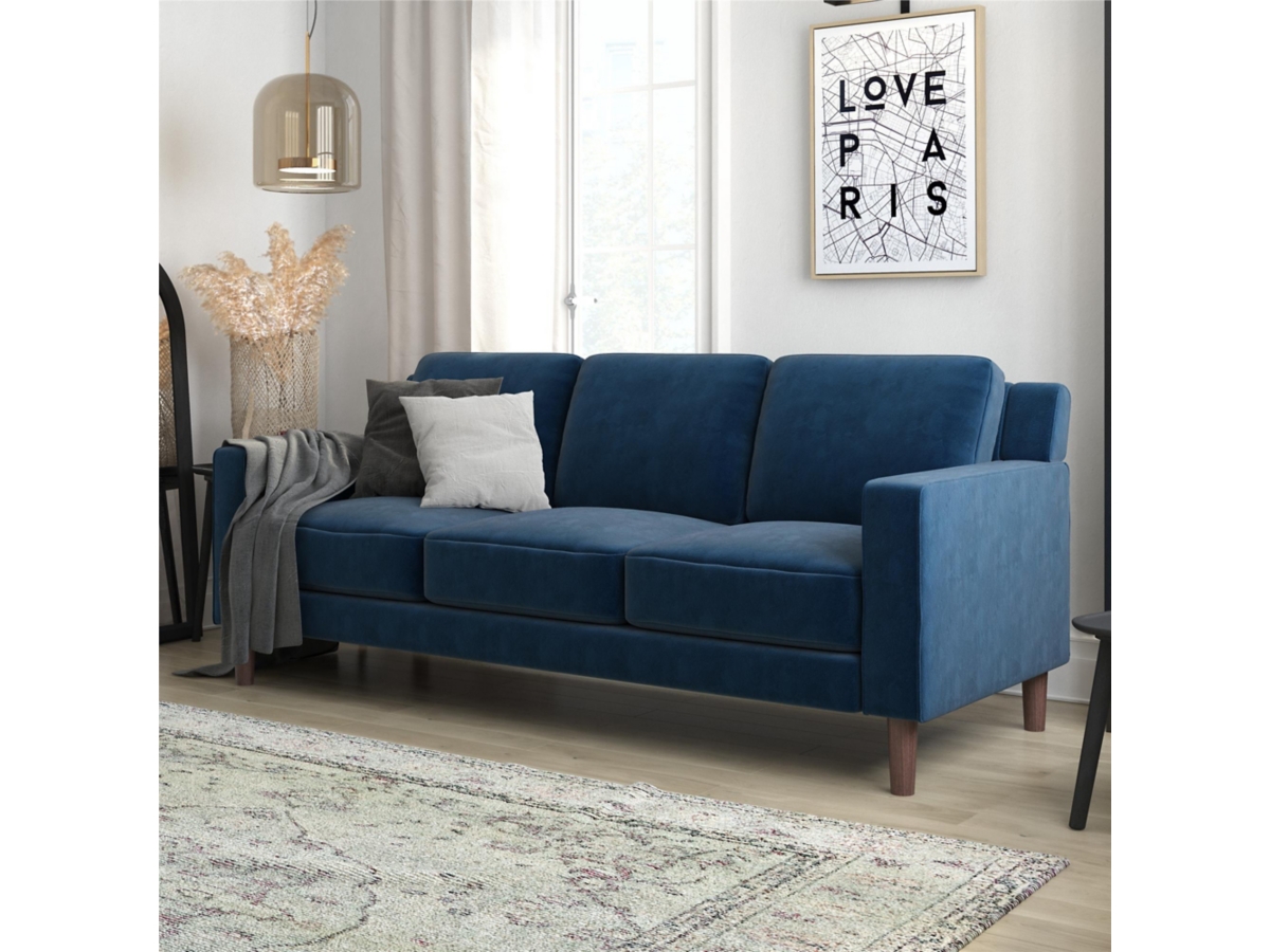 Velvet couch ashley furniture discount