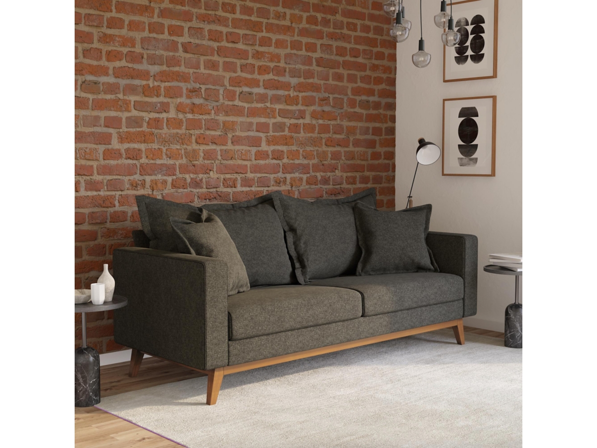 Atwater Living Merrill Linen Pillowback Sofa Ashley