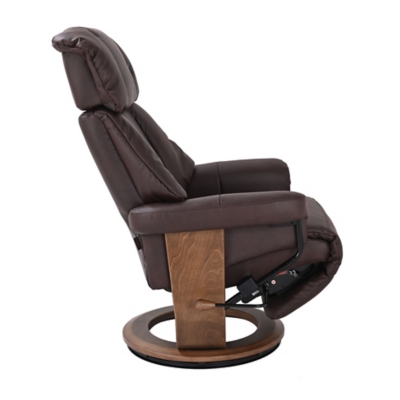 Newport swivel recliner and slanted online ottoman