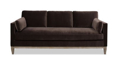 Jennifer Taylor home Knox Sofa, Deep Brown, large