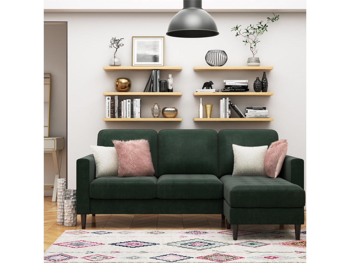 Ashley furniture green couch hotsell