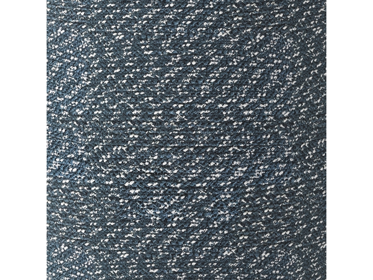 Simpli Home Bayley Braided Pouf, Aegean Blue/Natural, large