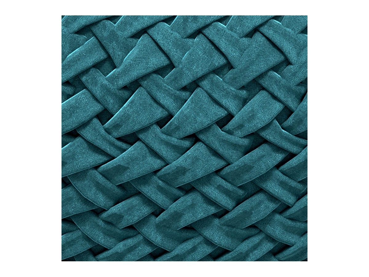 Simpli Home Grafton Pouf, Teal, large