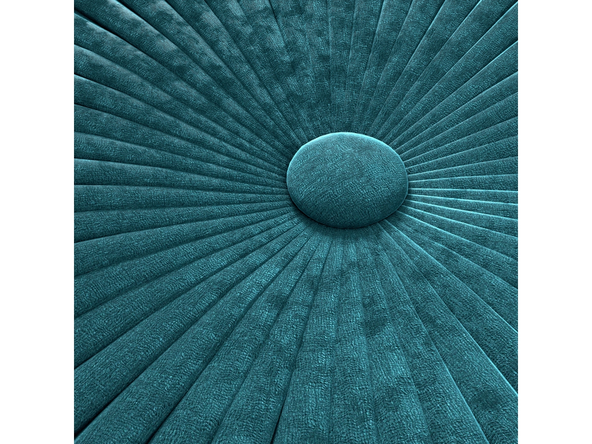 Simpli Home Grafton Pouf, Teal, large